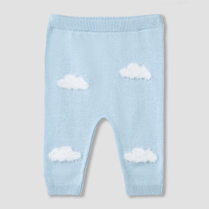 Juniors Pyjama Set with Cloud Knit Texture - Cotton - Long Sleeves