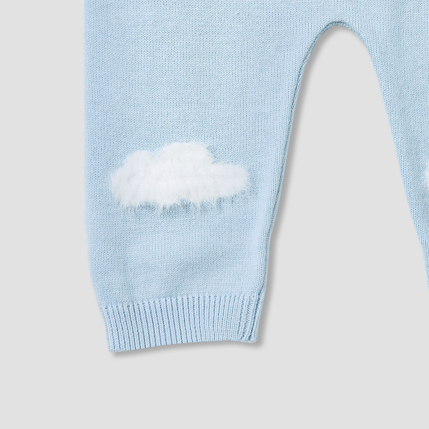 Juniors Pyjama Set with Cloud Knit Texture - Cotton - Long Sleeves