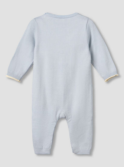 Juniors Cotton Round Neck Long Sleeves Sleepsuit with Whale Print-baby-boys-clothing-nightwear-sleepsuits-image-2
