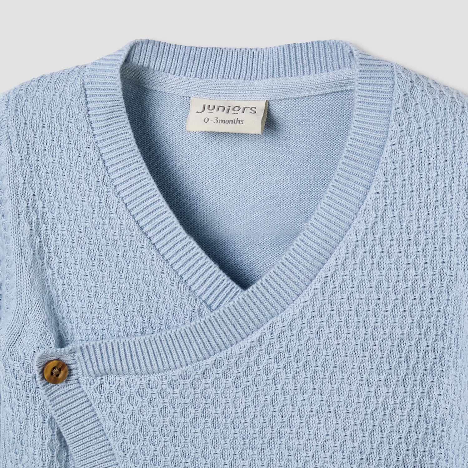 Juniors Sleepsuit with Knit Texture - Cotton - Long Sleeves