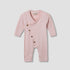 Juniors Sleepsuit with Knit Texture - Cotton - Long Sleeves - Pink / 9-12 mths