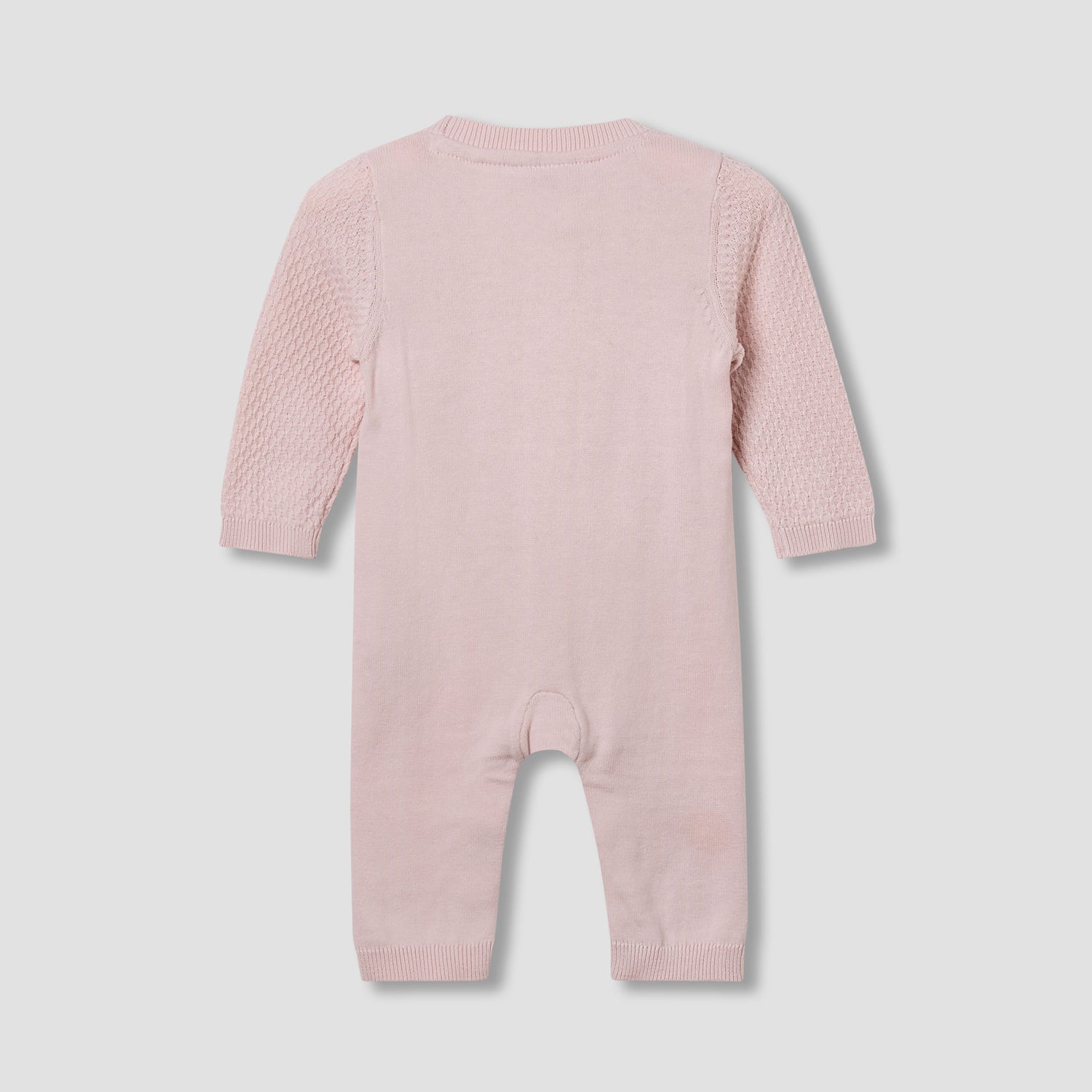 Juniors Sleepsuit with Knit Texture - Cotton - Long Sleeves