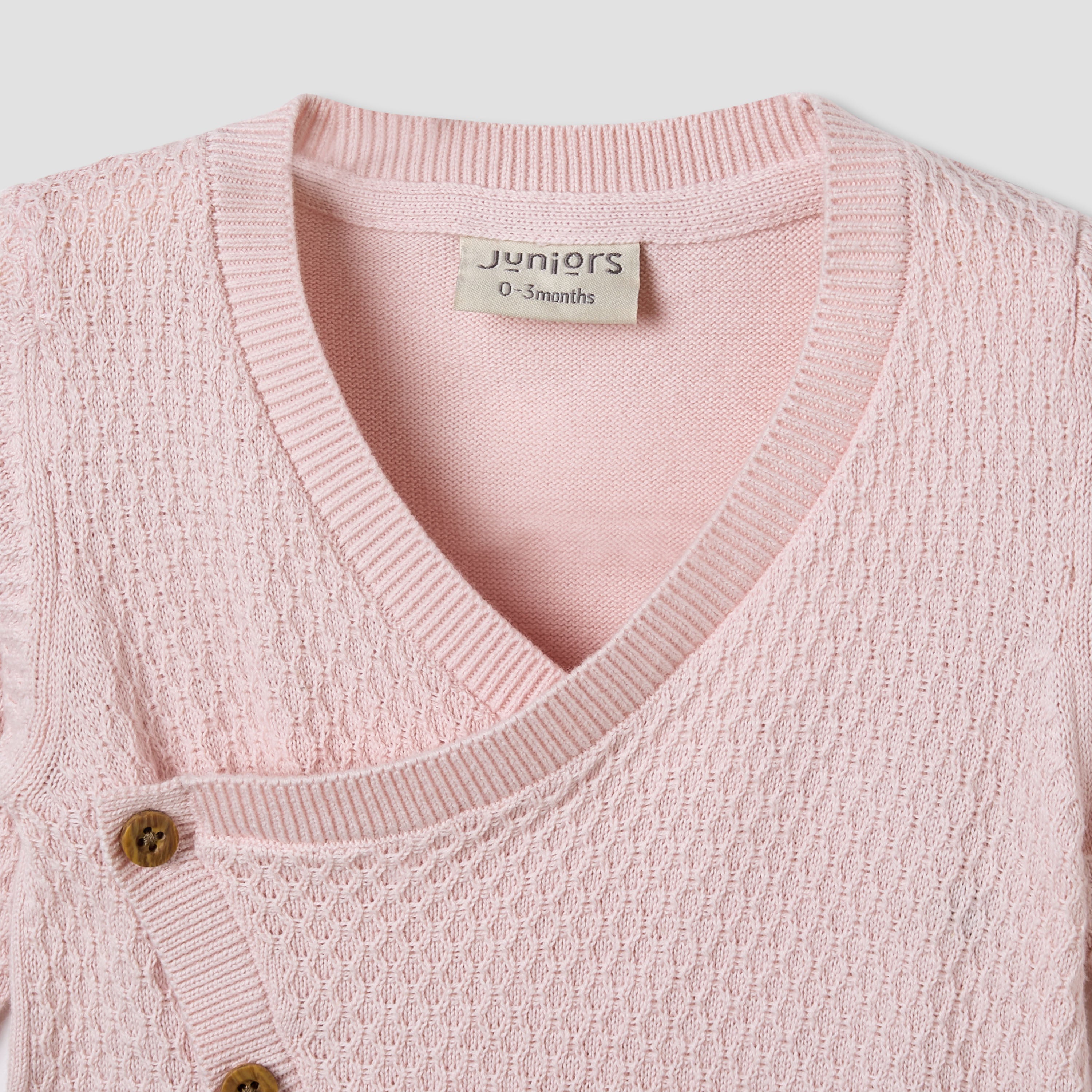 Juniors Sleepsuit with Knit Texture - Cotton - Long Sleeves