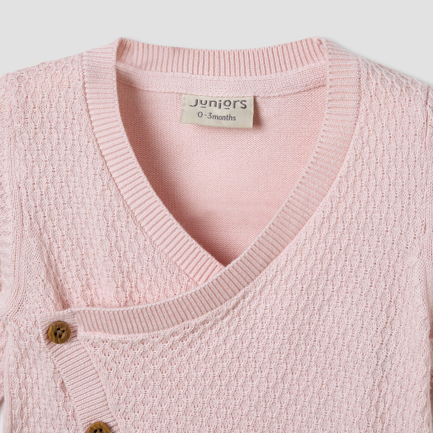 Juniors Sleepsuit with Knit Texture - Cotton - Long Sleeves