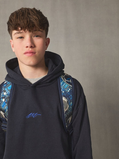 Blue Football Backpack - Size One