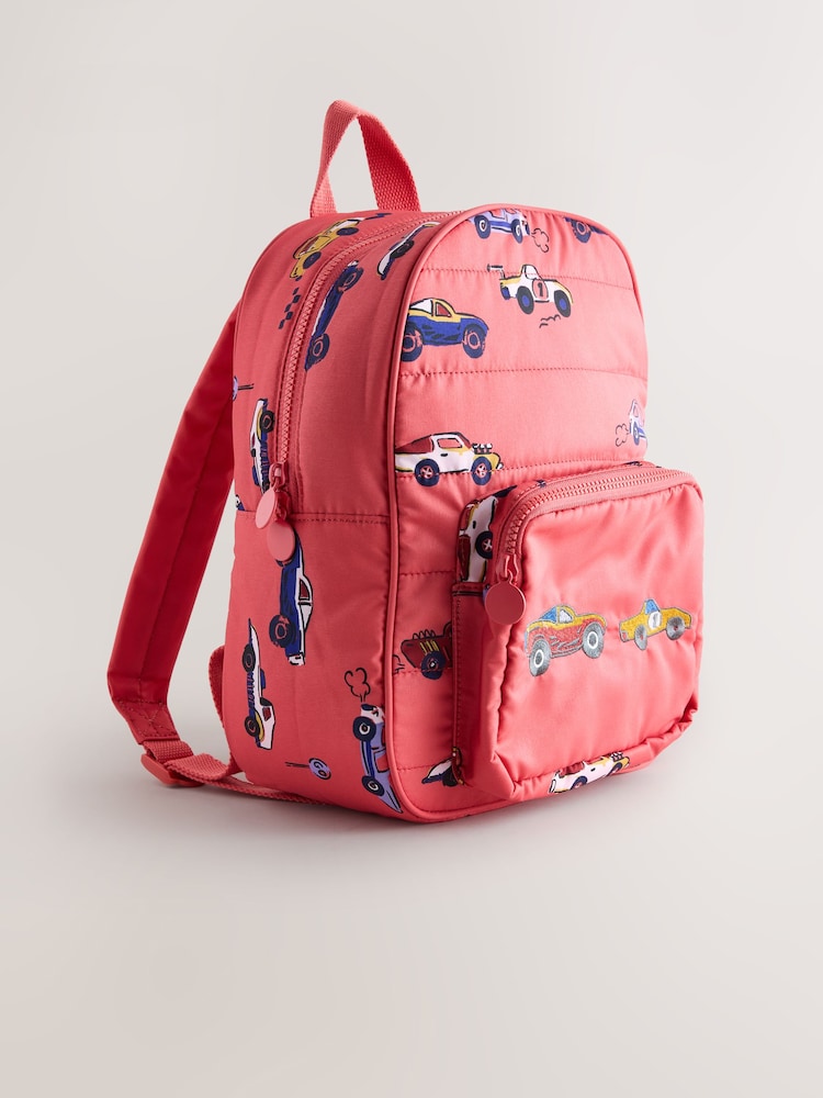 Red Racing Cars Backpack - Size One