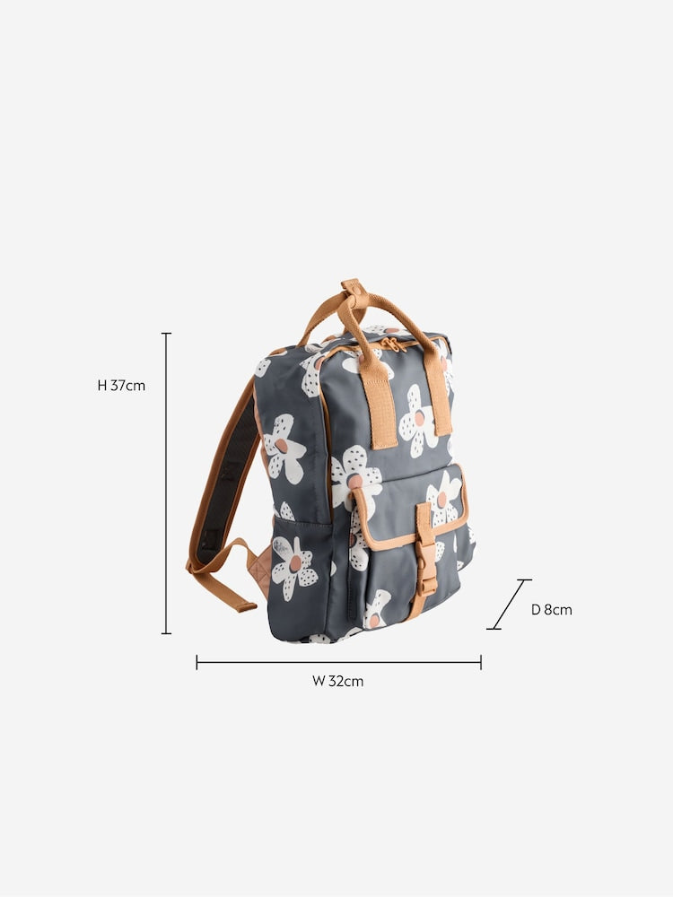 Stampy Flower Backpack - Size One