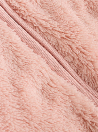 Pink Fleece Baby Pramsuit (0mths-2yrs) - Size 50cm (First Size)