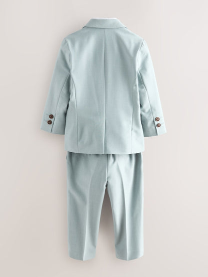 Blue Blazer, Shirt &amp; Trouser Set Blazer Shirt Trousers and Bow Tie Set (3mths-12yrs)