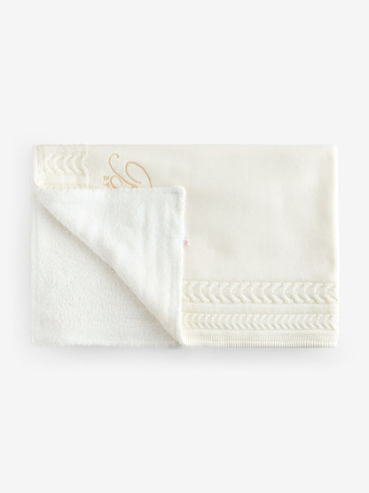 Baker by Ted Baker Cable Knit Fleece Blanket