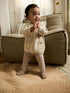 Neutral Stripe Baby Knitted Jumper and Leggings Set (0mths-2yrs) - Size Up to 3 Months (62cm) - Neutral Stripe
