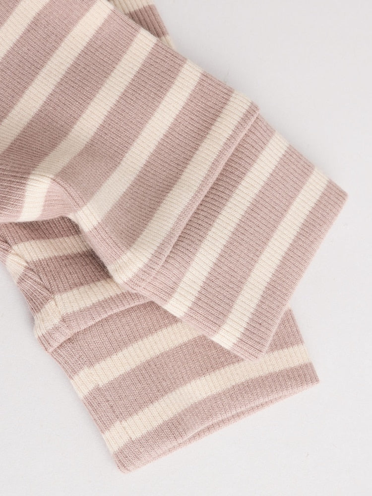 Neutral Stripe Baby Knitted Jumper and Leggings Set (0mths-2yrs) - Size Up to 3 Months (62cm)