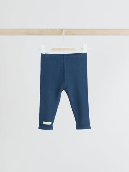 Navy/Brown Bear Tops and Leggings 6 Piece Baby Set (0mths-3yrs)