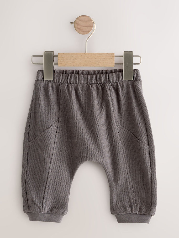 Mono Checkerboard Joggers Baby 3 Pack (0mths-2yrs) - Size Up to 1 Month (56cm)