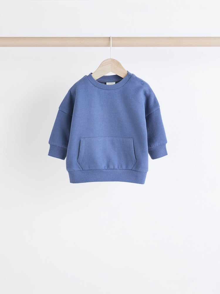 Blue Baby Sweatshirt and Joggers Set 6 Piece (0mths-3yrs)