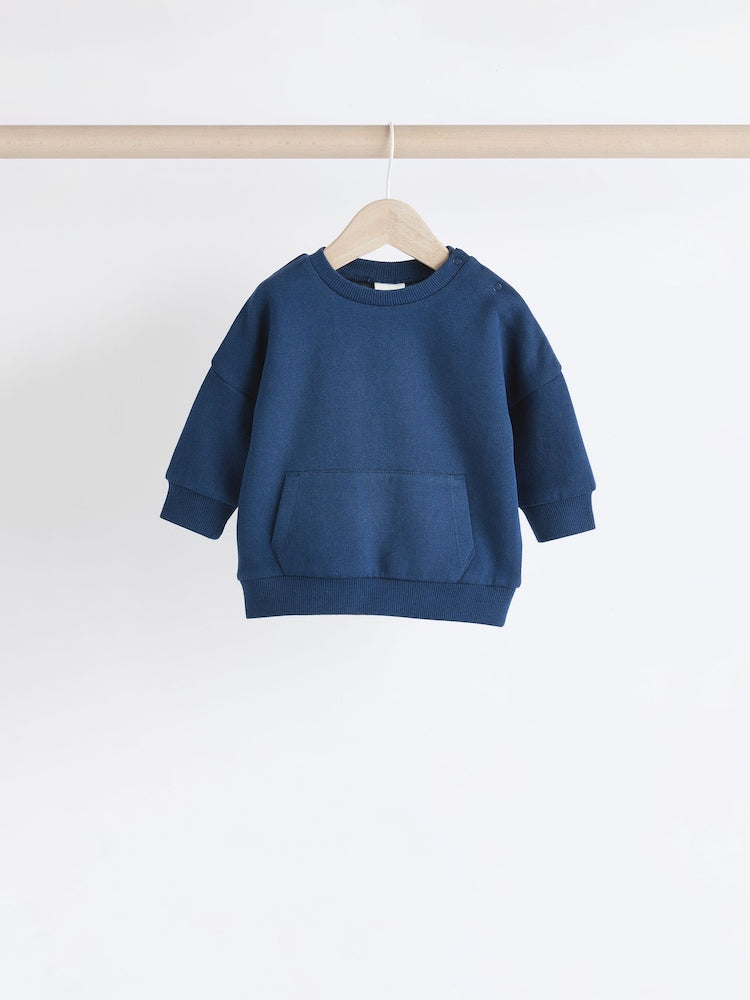 Blue Baby Sweatshirt and Joggers Set 6 Piece (0mths-3yrs)
