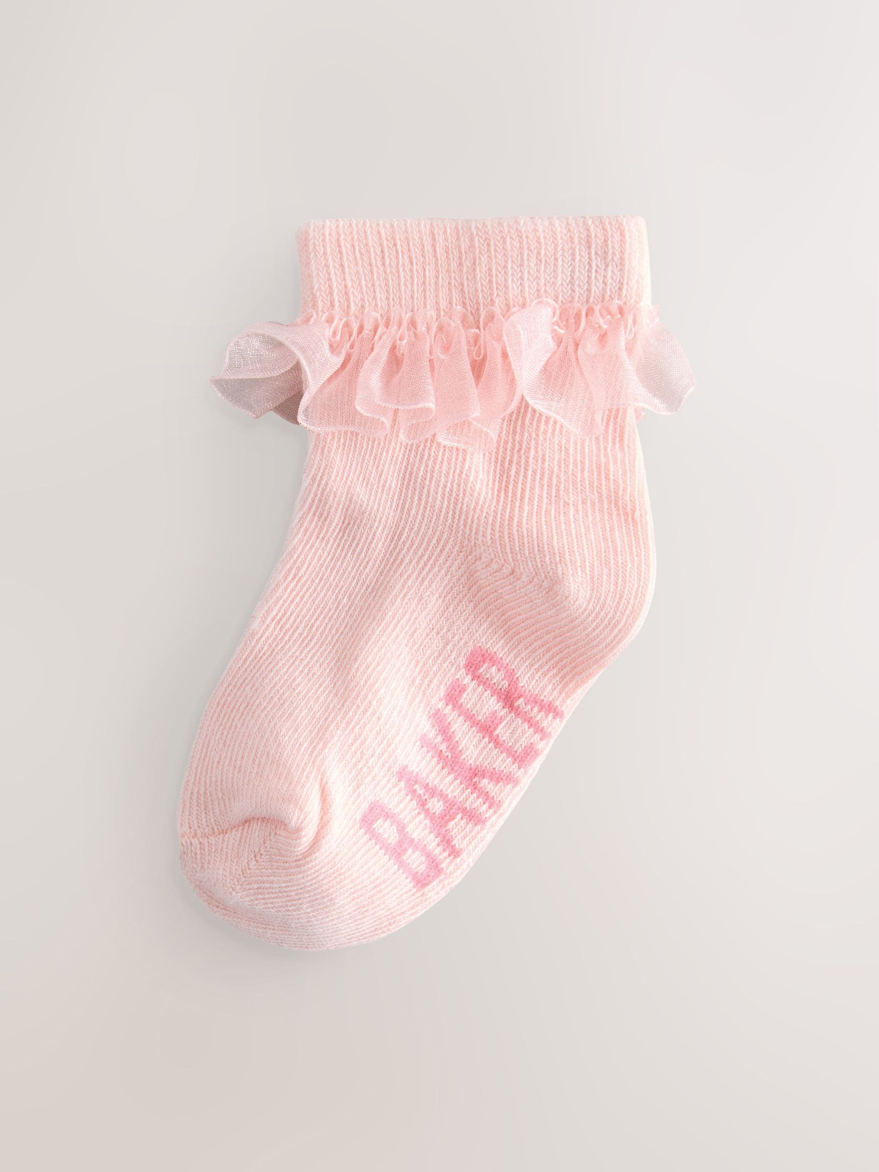 Baker by Ted Baker 5 Pack Socks - Size Newborn