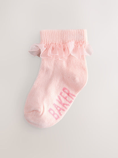 Baker by Ted Baker 5 Pack Socks - Size Newborn