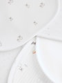 White Animal Print Baby Bibs 5 Pack - Size One