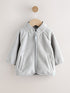 Grey Micro Fleece Baby Zip Jacket (0mths-2yrs) - Size Up to 1 Month (56cm) - Grey