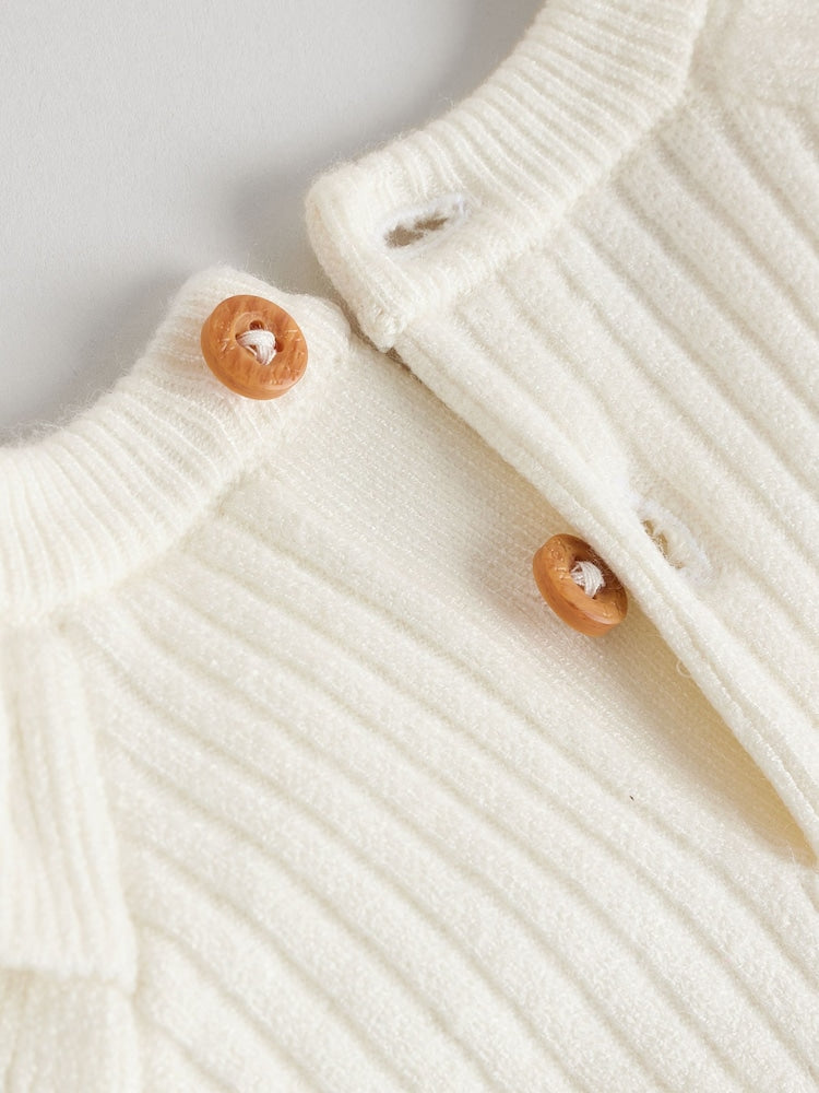 Cream Baby Knitted Jumper and Leggings Set 2 Piece (0mths-3yrs)