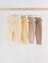 Purple/Yellow/Cream Ditsy Baby Leggings 4 Pack (0mths-2yrs) - Size 50cm (First Size)
