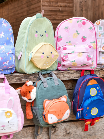 JoJo Maman Bébé Khaki Fox Character Backpack - Size One