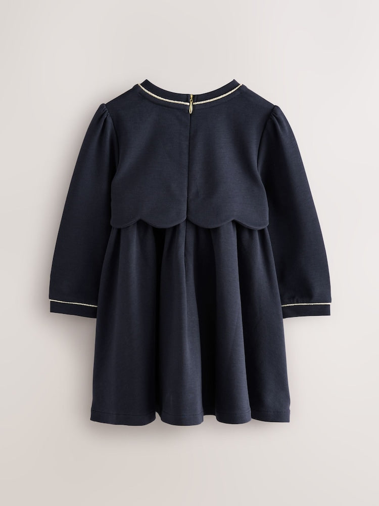 Baker by Ted Baker Scallop Ponte Dress