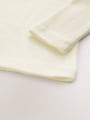 Ecru White Long Sleeve Pointelle T-Shirt (3mths-7yrs) - Size 3-6 Months (62-68cm)