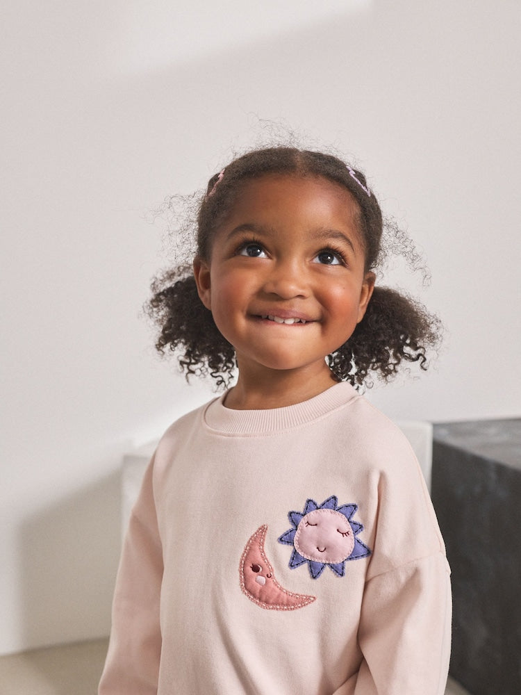 Pink Stars Long Sleeve Top and Flare Set (3mths-7yrs)