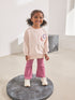 Pink Stars Long Sleeve Top and Flare Set (3mths-7yrs)