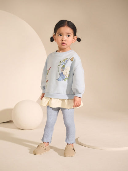 Blue Fairy Long Sleeve Top and Leggings Set (3mths-7yrs) - Blue Fairy Long Sleeve / 12-18 Months (80-86cm)