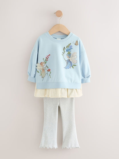 Blue Fairy Long Sleeve Top and Leggings Set (3mths-7yrs)