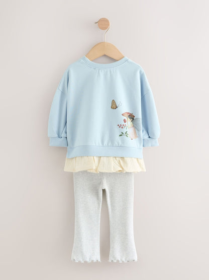 Blue Fairy Long Sleeve Top and Leggings Set (3mths-7yrs)