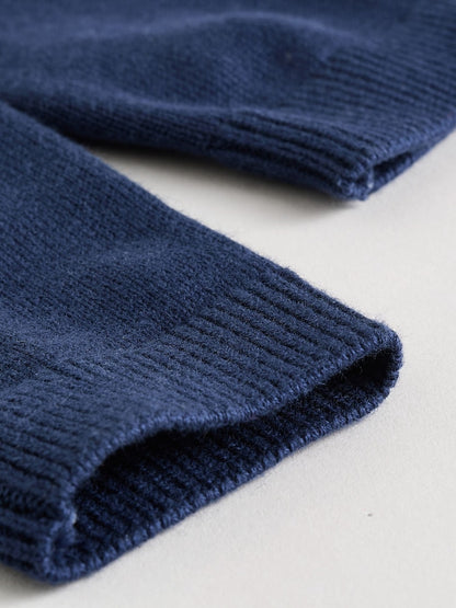 Blue 100% Cotton Knitted Baby Cardigans 2 Pack (0mths-2yrs) - Size 50cm (First Size)
