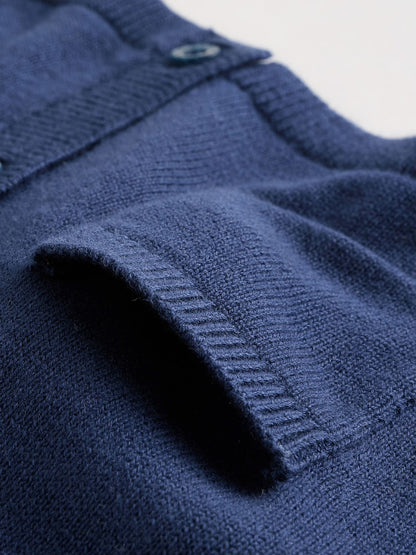 Blue 100% Cotton Knitted Baby Cardigans 2 Pack (0mths-2yrs) - Size 50cm (First Size)
