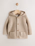 Natural Knitted Baby Cardigan (0mths-2yrs) - Size 50cm (First Size)