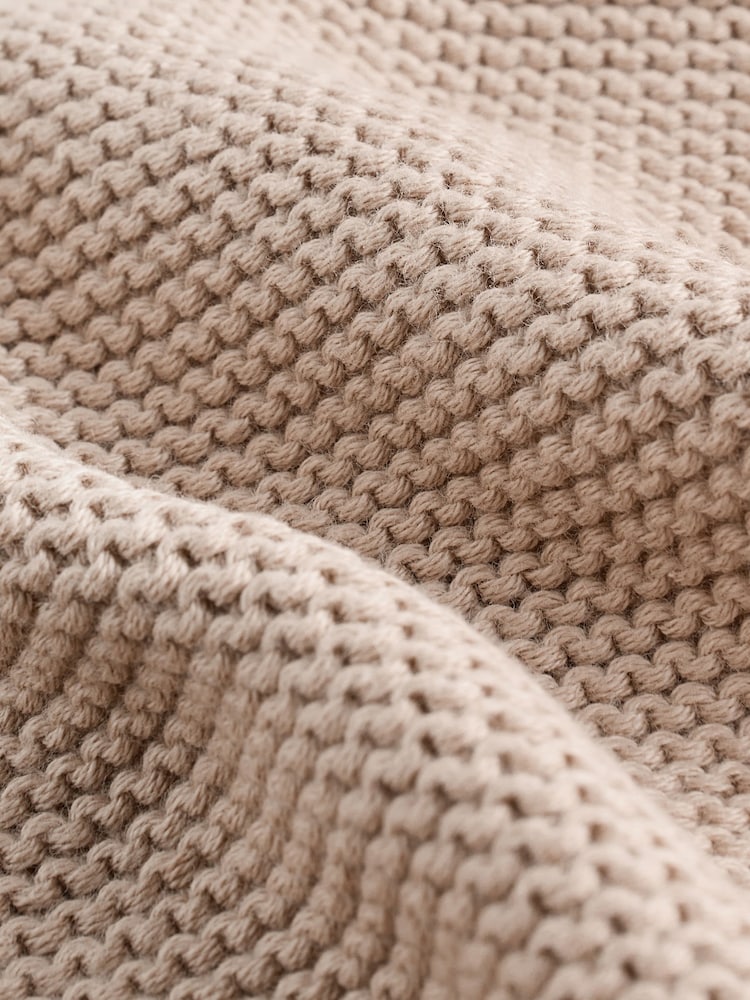 Natural Knitted Baby Cardigan (0mths-2yrs) - Size 50cm (First Size)