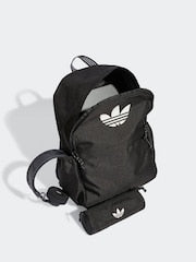 adidas Originals Black Backpack With Pencil Case - Size One
