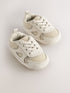 Neutral Baby Elastic Lace Slip-Ons Trainers (0-2mths) - Size Up To 3 Months (50 - 62cm)