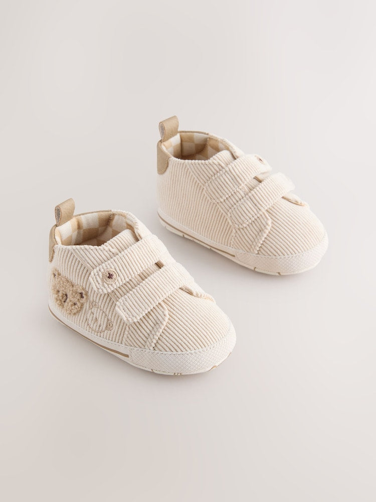 Neutral Bear Baby Touch Fastening Trainers (0-2mths) - Neutral Bear / Up To 3 Months (50 - 62cm)