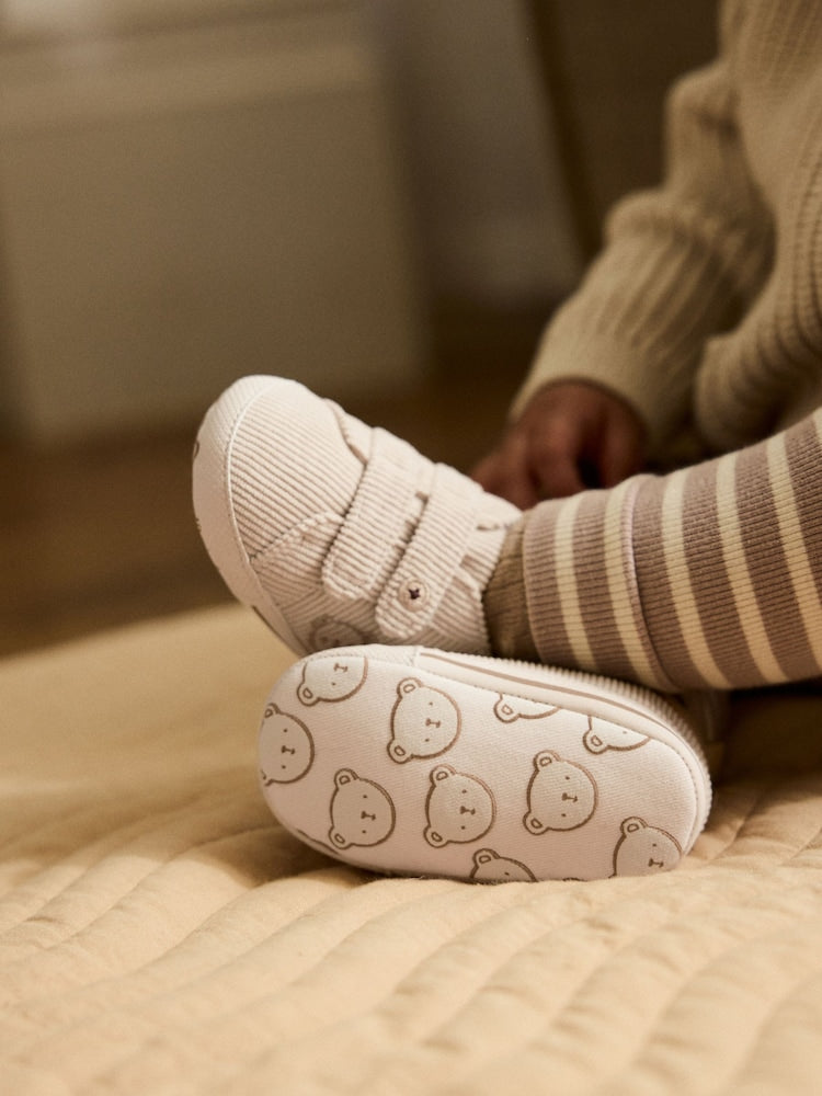 Neutral Bear Baby Touch Fastening Trainers (0-2mths)