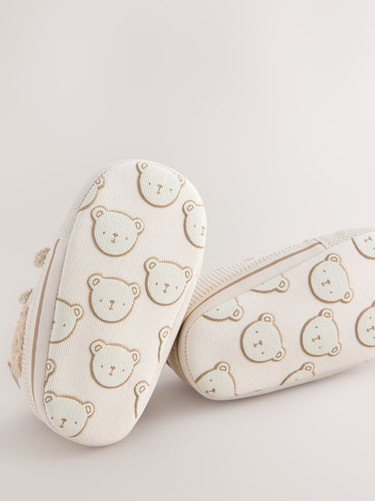Neutral Bear Baby Touch Fastening Trainers (0-2mths)