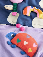 Rainbow Long Sleeve Tops 4 Pack (3mths-7yrs) - Size 3-6 Months (62-68cm)