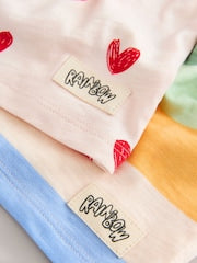 Rainbow Long Sleeve Tops 4 Pack (3mths-7yrs) - Size 3-6 Months (62-68cm)