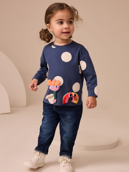 Rainbow Long Sleeve Tops 4 Pack (3mths-7yrs)