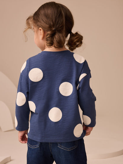 Rainbow Long Sleeve Tops 4 Pack (3mths-7yrs) - Size 3-6 Months (62-68cm)