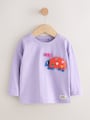Rainbow Long Sleeve Tops 4 Pack (3mths-7yrs) - Size 3-6 Months (62-68cm)