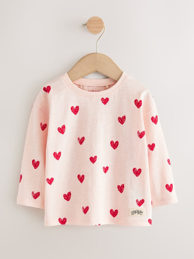 Rainbow Long Sleeve Tops 4 Pack (3mths-7yrs)
