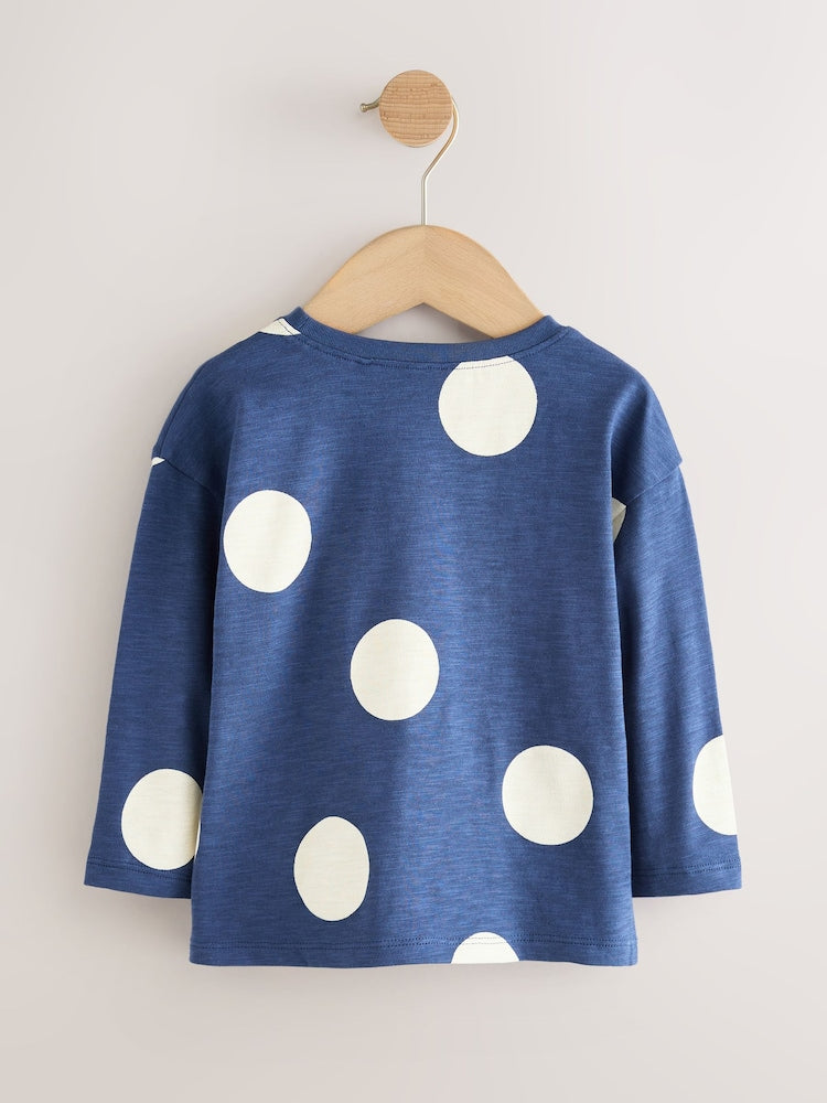 Rainbow Long Sleeve Tops 4 Pack (3mths-7yrs) - Size 3-6 Months (62-68cm)